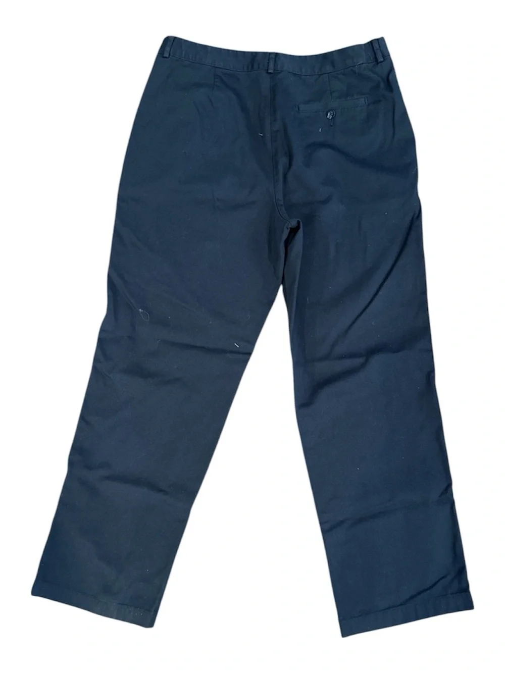 💙 LL Bean Women’s Classic Fit Navy Cotton Pants- Size 14- 100% cotton
